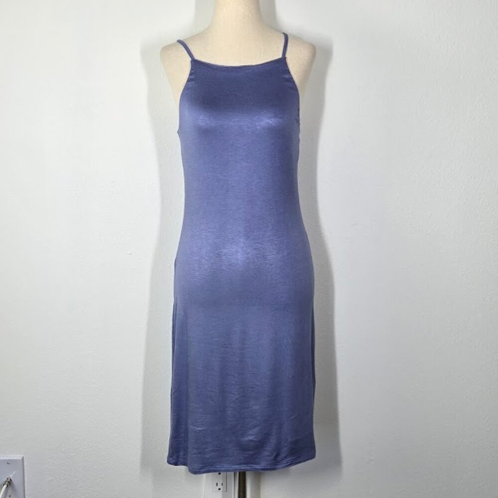 VELVET TORCH cross back  mini dress Sz L NEW